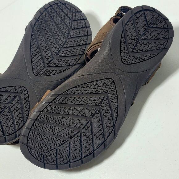 New Balance Maya Sports Sandals Nubuck Sz 9D 8.5 Brown Leather Anatomical Heel - Picture 9 of 15
